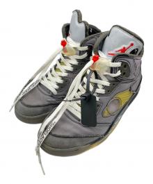 NIKE×OFFWHITE（ナイキ×オフホワイト）の古着「AIR JORDAN 5 RETRO SP」｜グレー