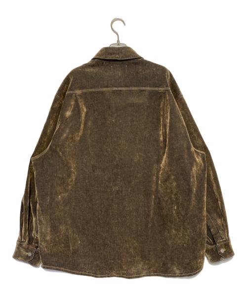 Hed Mayner（ヘド メイナー）Hed Mayner (ヘド メイナー) Denim Overshirt ブラウン サイズ:Sの古着・服飾アイテム