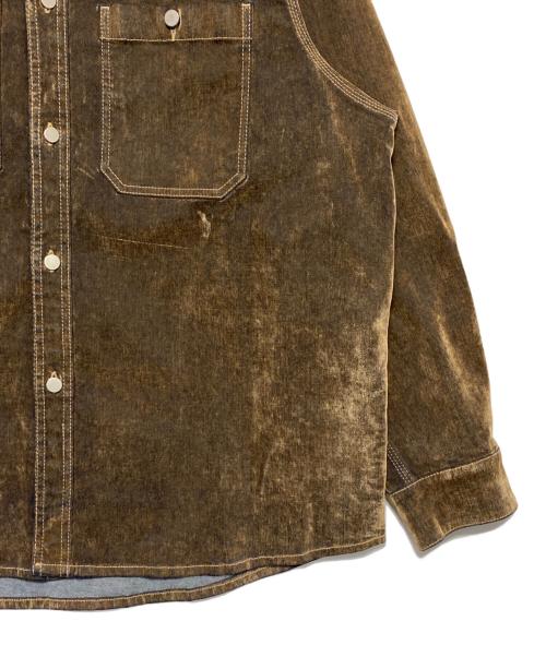 Hed Mayner（ヘド メイナー）Hed Mayner (ヘド メイナー) Denim Overshirt ブラウン サイズ:Sの古着・服飾アイテム