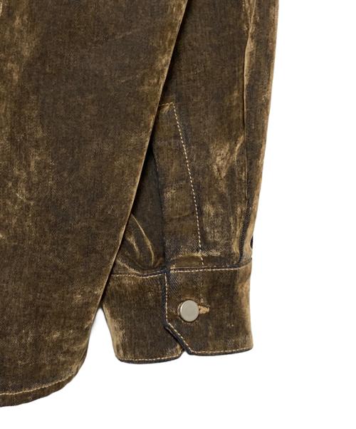 Hed Mayner（ヘド メイナー）Hed Mayner (ヘド メイナー) Denim Overshirt ブラウン サイズ:Sの古着・服飾アイテム