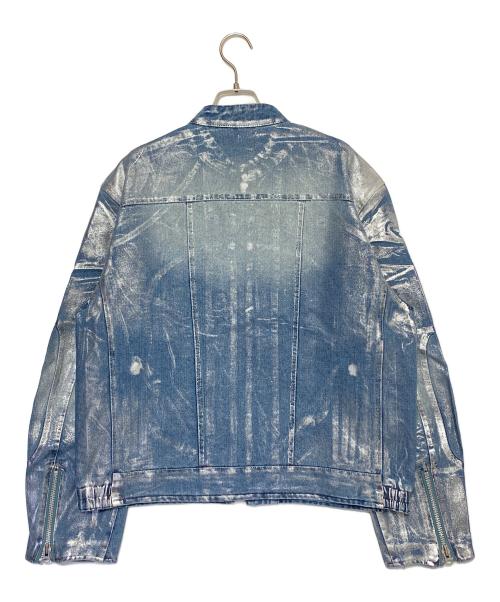 BREATH（ブレス）BREATH (ブレス) COATING RIDERS JACKET インディゴ サイズ:Lの古着・服飾アイテム