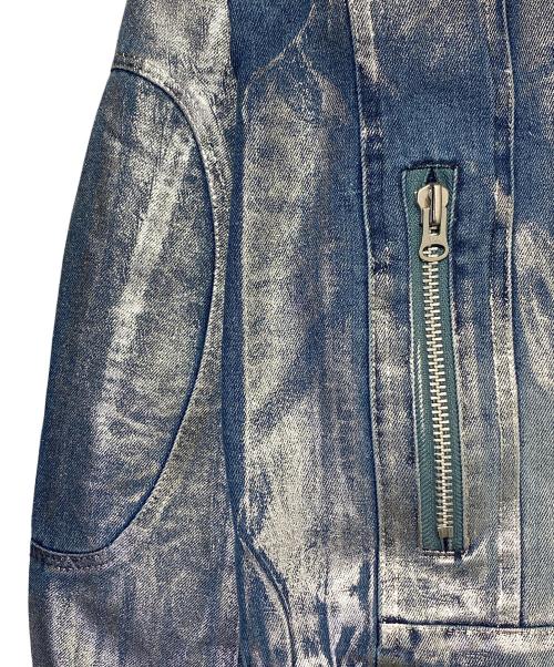 BREATH（ブレス）BREATH (ブレス) COATING RIDERS JACKET インディゴ サイズ:Lの古着・服飾アイテム