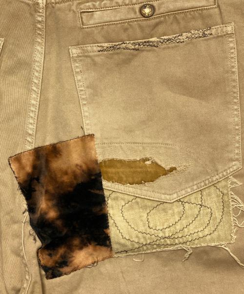 KAPITAL（キャピタル）KAPITAL (キャピタル) かつらぎ ポートバギーパンツ ベージュ サイズ:XLの古着・服飾アイテム