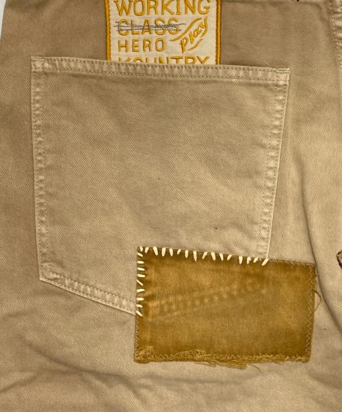 KAPITAL（キャピタル）KAPITAL (キャピタル) かつらぎ ポートバギーパンツ ベージュ サイズ:XLの古着・服飾アイテム