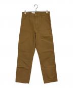 Carhartt WIPカーハート ワークインプログレス）の古着「DOUBLE KNEE PANT」｜ブラウン