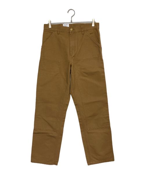 Carhartt WIP（カーハート ワークインプログレス）Carhartt WIP (カーハート ワークインプログレス) DOUBLE KNEE PANT ブラウン サイズ:30の古着・服飾アイテム
