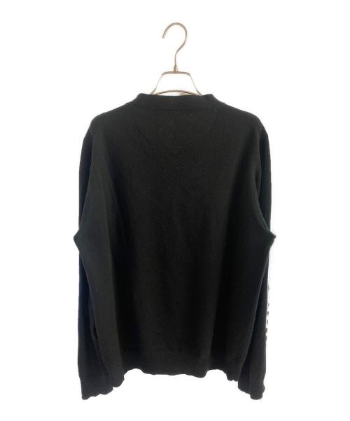 PRADA（プラダ）PRADA (プラダ) トライアングルプレートニット ブラック サイズ:50の古着・服飾アイテム