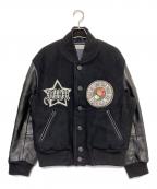 ISSEY MIYAKE×村上隆イッセイミヤケ×ムラカミタカシ）の古着「VARSITY JACKET」｜ブラック