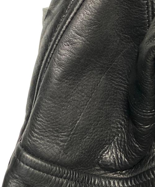 ISSEY MIYAKE（イッセイミヤケ）ISSEY MIYAKE (イッセイミヤケ) 村上隆 (ムラカミタカシ) VARSITY JACKET ブラック サイズ:Mの古着・服飾アイテム