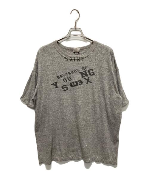 SAINT MICHAEL（セントマイケル）SAINT MICHAEL (セントマイケル) BerBerJin (ベンベルジン) BJ SS TEE/YOUNG Tシャツ グレー サイズ:XLの古着・服飾アイテム