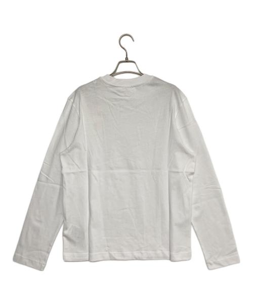 AMI Alexandre Mattiussi（アミアレクサンドルマテュッシ）AMI Alexandre Mattiussi (アミアレクサンドルマテュッシ) ハートロゴ長袖Tシャツ ホワイト サイズ:Mの古着・服飾アイテム