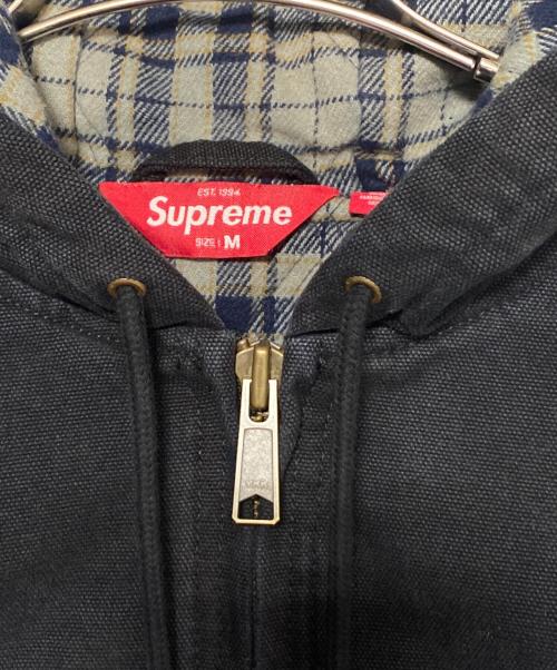 SUPREME（シュプリーム）SUPREME (シュプリーム) Reflective Arc Hooded Work Jacket ブラック サイズ:Mの古着・服飾アイテム