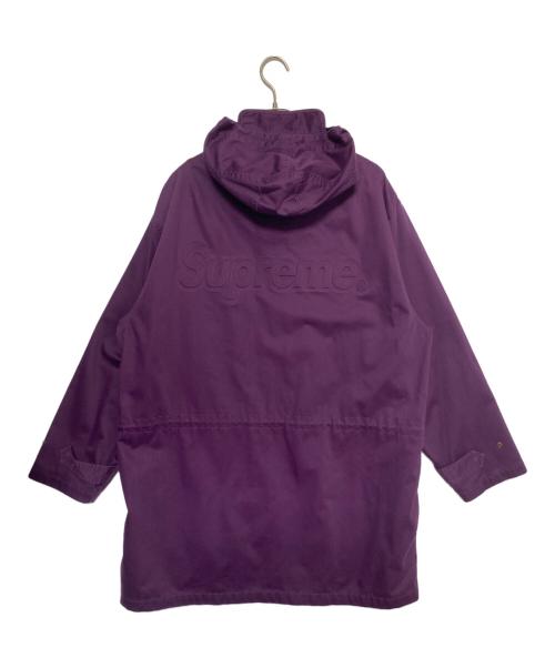 SUPREME（シュプリーム）SUPREME (シュプリーム) Hooded facemask parka パープル サイズ:Lの古着・服飾アイテム