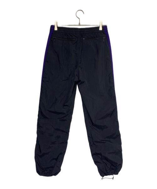Needles（ニードルズ）Needles (ニードルズ) BEAMS (ビームス) Nylon Track Pants ブラック×パープル サイズ:Sの古着・服飾アイテム
