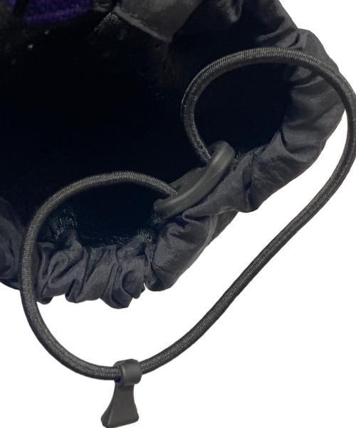 Needles（ニードルズ）Needles (ニードルズ) BEAMS (ビームス) Nylon Track Pants ブラック×パープル サイズ:Sの古着・服飾アイテム