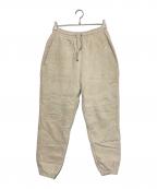 ALEXANDER WANGアレキサンダー・ワン）の古着「TRACK PANTS IN FLOCKED TERRY」｜アイボリー