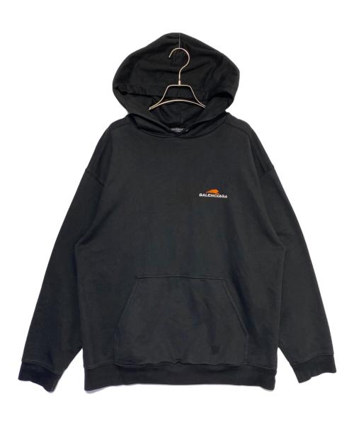 BALENCIAGA（バレンシアガ）BALENCIAGA (バレンシアガ) プルオーバーパーカー ブラック サイズ:Sの古着・服飾アイテム