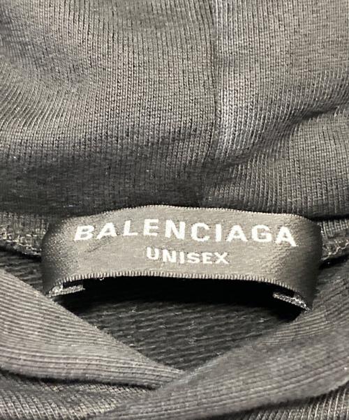 BALENCIAGA（バレンシアガ）BALENCIAGA (バレンシアガ) プルオーバーパーカー ブラック サイズ:Sの古着・服飾アイテム