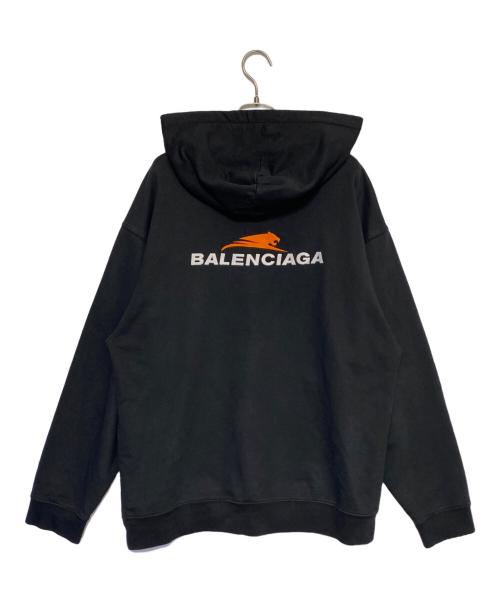BALENCIAGA（バレンシアガ）BALENCIAGA (バレンシアガ) プルオーバーパーカー ブラック サイズ:Sの古着・服飾アイテム