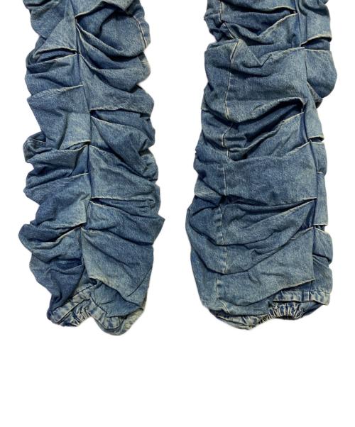 A.F ARTEFACT（エーエフ アーティファクト）A.F ARTEFACT (エーエフ アーティファクト) Monster Tuck Flare Baggy Pants スカイブルー サイズ:3の古着・服飾アイテム