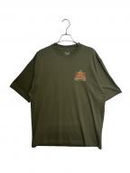 PALACE×PORTERパレス×ポーター）の古着「LOGO T-SHIRT OLIVE」｜オリーブ
