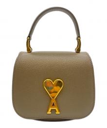 AMI Alexandre Mattiussi（アミアレクサンドルマテュッシ）の古着「Ami sholder bag nano/アミトップハンドルショルダーバッグナノ」｜ブラウン