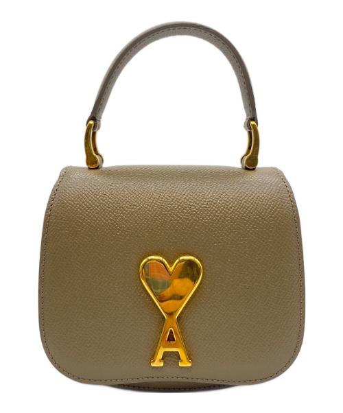 AMI Alexandre Mattiussi（アミアレクサンドルマテュッシ）AMI Alexandre Mattiussi (アミアレクサンドルマテュッシ) Ami sholder bag nano/アミトップハンドルショルダーバッグナノ ブラウン サイズ:ナノの古着・服飾アイテム