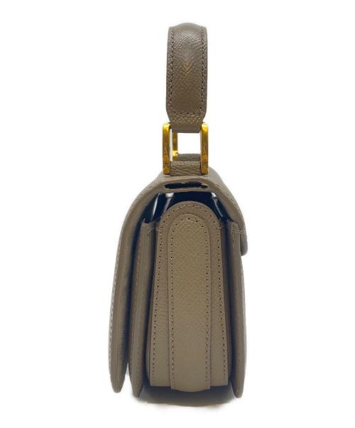 AMI Alexandre Mattiussi（アミアレクサンドルマテュッシ）AMI Alexandre Mattiussi (アミアレクサンドルマテュッシ) Ami sholder bag nano/アミトップハンドルショルダーバッグナノ ブラウン サイズ:ナノの古着・服飾アイテム