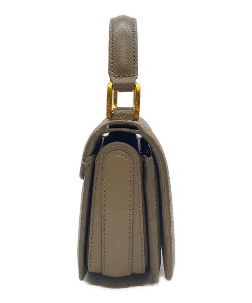 AMI Alexandre Mattiussi（アミアレクサンドルマテュッシ）AMI Alexandre Mattiussi (アミアレクサンドルマテュッシ) Ami sholder bag nano/アミトップハンドルショルダーバッグナノ ブラウン サイズ:ナノの古着・服飾アイテム