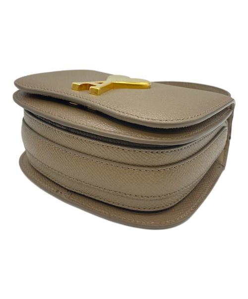 AMI Alexandre Mattiussi（アミアレクサンドルマテュッシ）AMI Alexandre Mattiussi (アミアレクサンドルマテュッシ) Ami sholder bag nano/アミトップハンドルショルダーバッグナノ ブラウン サイズ:ナノの古着・服飾アイテム