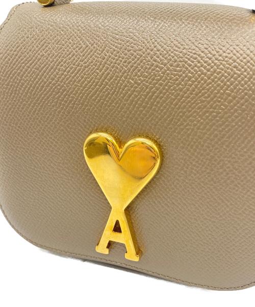 AMI Alexandre Mattiussi（アミアレクサンドルマテュッシ）AMI Alexandre Mattiussi (アミアレクサンドルマテュッシ) Ami sholder bag nano/アミトップハンドルショルダーバッグナノ ブラウン サイズ:ナノの古着・服飾アイテム