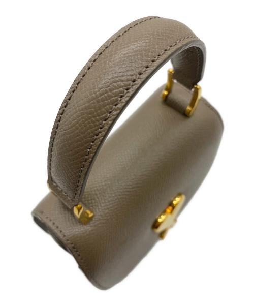 AMI Alexandre Mattiussi（アミアレクサンドルマテュッシ）AMI Alexandre Mattiussi (アミアレクサンドルマテュッシ) Ami sholder bag nano/アミトップハンドルショルダーバッグナノ ブラウン サイズ:ナノの古着・服飾アイテム