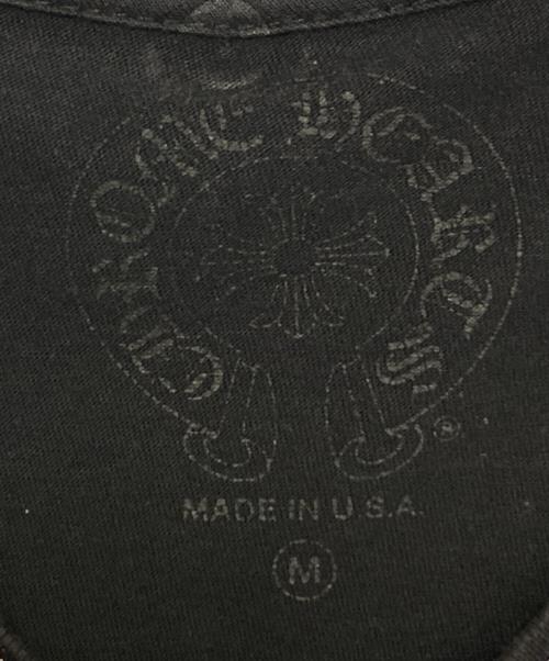 CHROME HEARTS（クロムハーツ）CHROME HEARTS (クロムハーツ) Neck Logo S/S Tee ブラック サイズ:Mの古着・服飾アイテム
