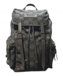 GUCCI（グッチ）の古着「GGリップストップ バックパック」｜グレー