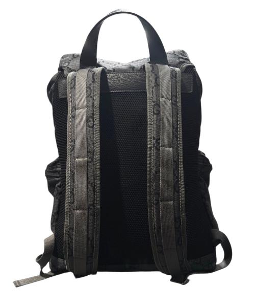 GUCCI（グッチ）GUCCI (グッチ) GGリップストップ バックパック グレー サイズ:-の古着・服飾アイテム