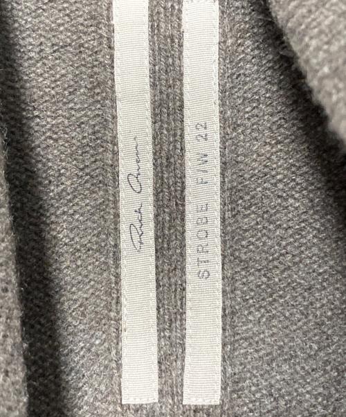 RICK OWENS（リックオウエンス）RICK OWENS (リックオウエンス) OVERSIZED KNIT HOODIE ブラウン サイズ:Mの古着・服飾アイテム