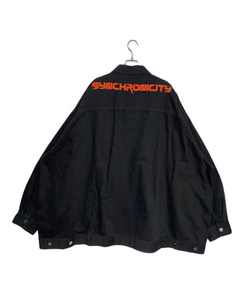 RAF SIMONS（ラフシモンズ）RAF SIMONS (ラフシモンズ) Oversized denim jacket ブラック サイズ:Mの古着・服飾アイテム