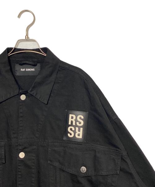 RAF SIMONS（ラフシモンズ）RAF SIMONS (ラフシモンズ) Oversized denim jacket ブラック サイズ:Mの古着・服飾アイテム