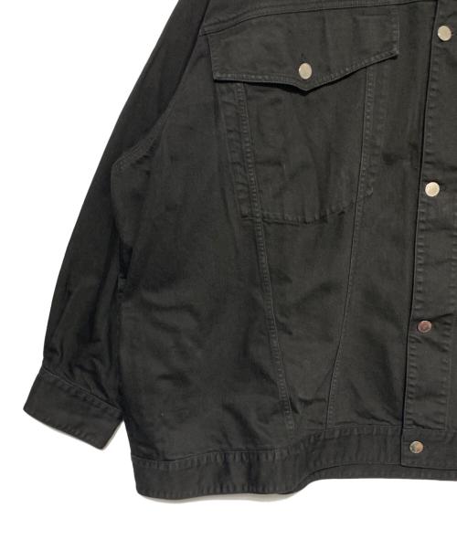 RAF SIMONS（ラフシモンズ）RAF SIMONS (ラフシモンズ) Oversized denim jacket ブラック サイズ:Mの古着・服飾アイテム