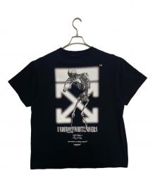 OFFWHITE×UNDERCOVER（オフホワイト×アンダーカバー）の古着「UC SKELETON DART S/S T-SHIRT」｜ブラック