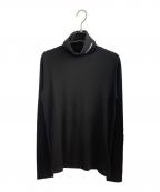 JIL SANDERジルサンダー）の古着「タートルネックロゴカットソー」｜ブラック