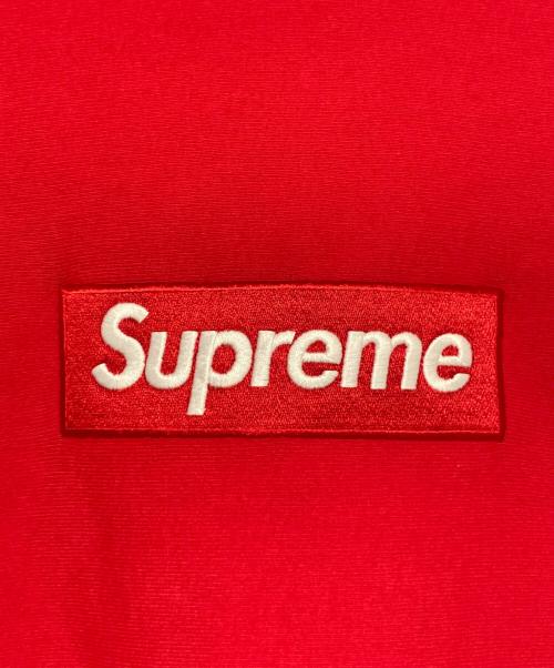 SUPREME（シュプリーム）SUPREME (シュプリーム) Box Logo Hooded Sweatshirt レッド×ネイビー サイズ:Mの古着・服飾アイテム