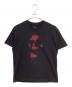 Y's for men（ワイズフォーメン）の古着「COTTON SINGLE PRINT ROUND NECK SHORT SLEEVE T」｜ブラック