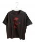 Y'S for men（ワイズフォーメン）の古着「COTTON SINGLE PRINT ROUND NECK SHORT SLEEVE T」｜ブラック