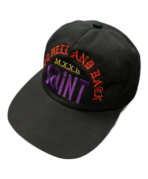 SAINT MICHAEL（セントマイケル）SAINT MICHAEL (セントマイケル) CAP/SINNER SHINE ブラックの古着・服飾アイテム