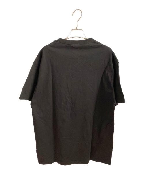 Y's for men（ワイズフォーメン）Y's for men (ワイズフォーメン) COTTON SINGLE PRINT ROUND NECK SHORT SLEEVE T ブラック サイズ:Lの古着・服飾アイテム