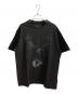 Y's for men（ワイズフォーメン）の古着「COTTON SINGLE PRINT ROUND NECK SHORT SLEEVE T」｜ブラック