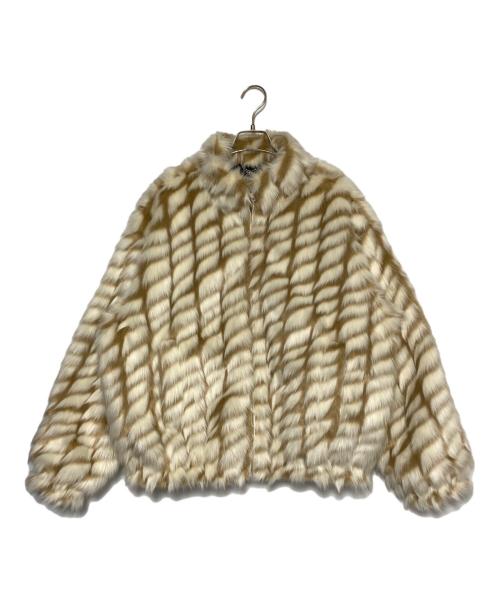 SUPREME（シュプリーム）SUPREME (シュプリーム) 2-Tone WINDSTOPPERR Faux Fur Jacket ベージュ サイズ:Lの古着・服飾アイテム