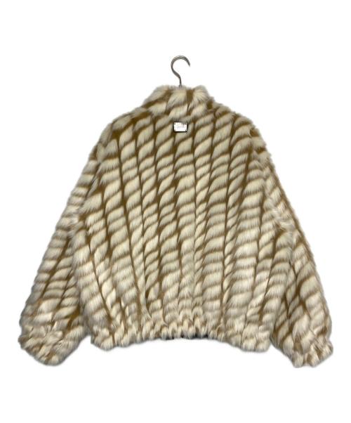 SUPREME（シュプリーム）SUPREME (シュプリーム) 2-Tone WINDSTOPPERR Faux Fur Jacket ベージュ サイズ:Lの古着・服飾アイテム