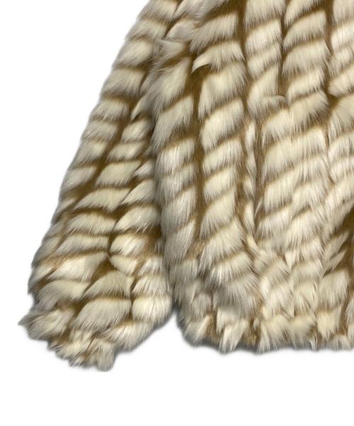 SUPREME（シュプリーム）SUPREME (シュプリーム) 2-Tone WINDSTOPPERR Faux Fur Jacket ベージュ サイズ:Lの古着・服飾アイテム